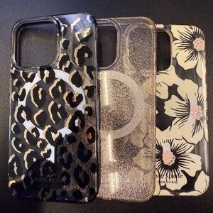 Lot of 3 Kate Spade MagSafe iPhone Cases for Apple iPhone 13 Pro